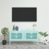 Móvel de TV aço 105x35x50 cm verde-hortelã 1