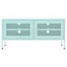 Mueble para TV de acero verde menta 105x35x50 cm 4