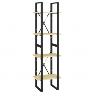 Estante com 4 prateleiras 40x30x140 cm pinho maciço H