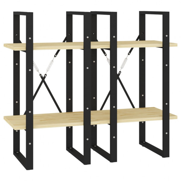 Estante com 4 prateleiras 40x30x140 cm pinho maciço M 5