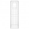 Cesta poste de gaviones de hierro 40x40x140 cm 3