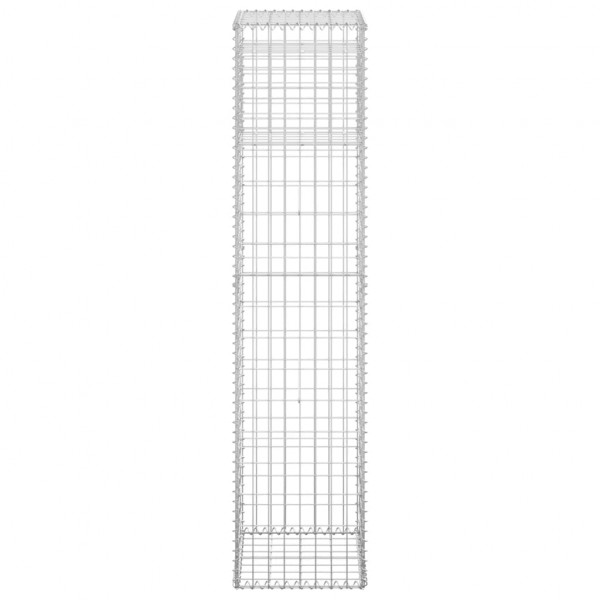 Cesta poste de gaviones de hierro 40x40x180 cm M 4