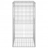 Postes/cestos gabião 2 pcs 50x50x100 cm ferro 5