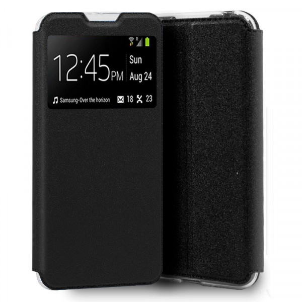 Funda COOL Flip Cover para TCL 20 5G / 20L / 20 L Plus Liso Negro D