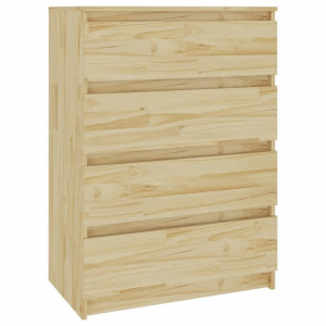 Armario auxiliar madera maciza de pino 60x36x84 cm H