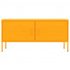 Móvel de TV aço 105x35x50 cm amarelo mostarda 3
