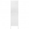 Roupeiro 90x50x180 cm aço branco 4