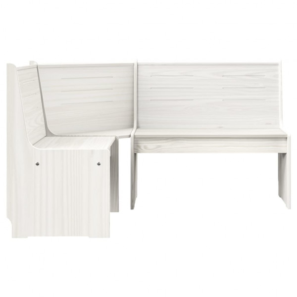 3 pcs conjunto de jantar REINE madeira pinho maciça branco M 4