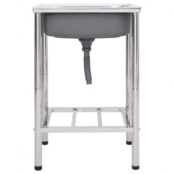 Fregadero de camping de un seno acero inoxidable M 3