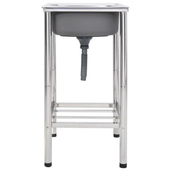 Fregadero de camping de un seno acero inoxidable M 4