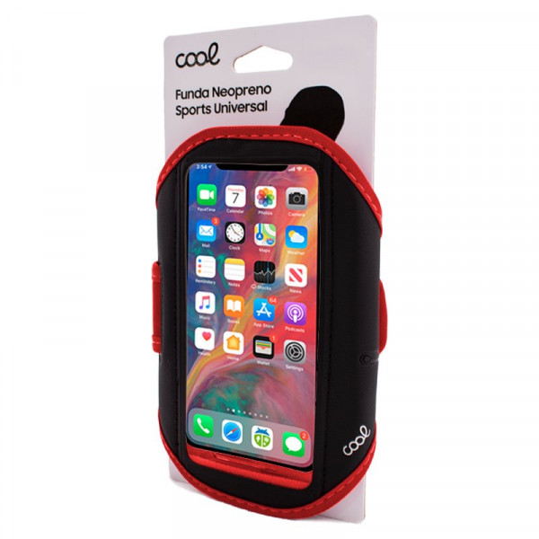 Funda Neopreno COOL Sports Universal (5.5 - 6 pulg) Rojo M 5