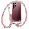 Carcasa COOL para Samsung S908 Galaxy S22 Ultra Cordón Rosa 1