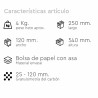Carvão de encina Todobrasa. Bolsa de 4 KG Minipalet 50 UDS. 6