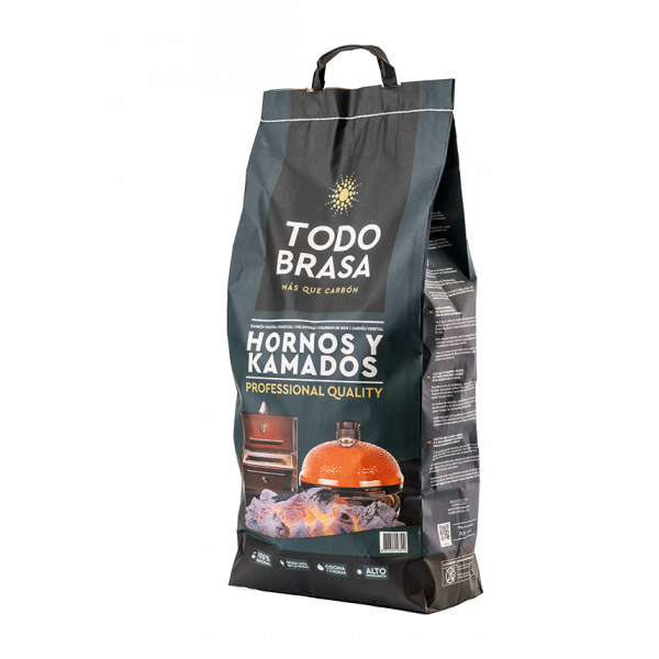 Carbón Especial Hornos y Kamados. Bolsa de 7 KG. Minipalet 27 UDS. D