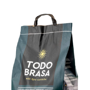 Carvão Especial Fornos e Kamados. Uma bolsa de 7 kg. Minipalete 27 UDS. H