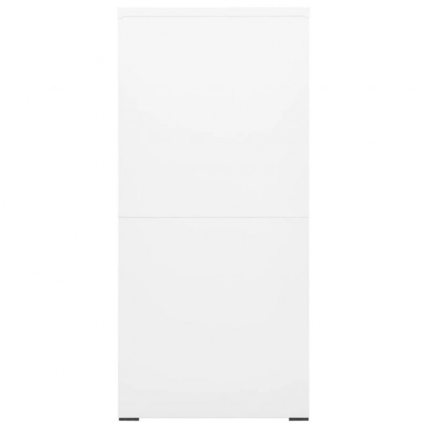 Armario archivador de acero blanco 46x62x133 cm M 5