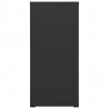 Armario archivador de acero antracita 46x62x133 cm 5