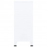 Aparador de arrumação industrial 90x40x100 cm aço branco 5