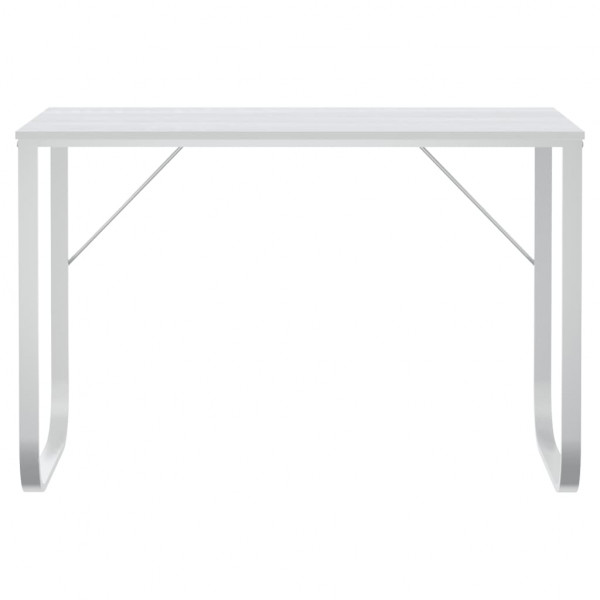 Escritorio de ordenador aglomerado blanco 110x60x73 cm M 3