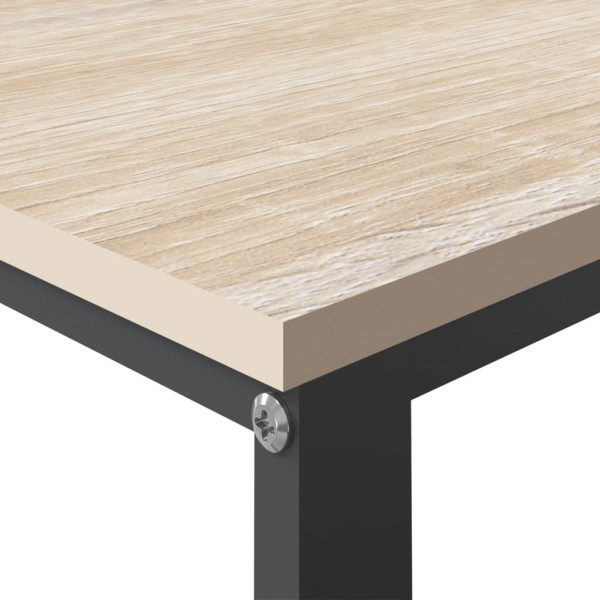 Secretária computador 110x60x73 cm contraplacado preto/carvalho M 5