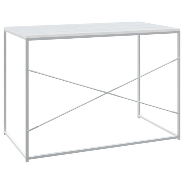 Escritorio de ordenador aglomerado blanco 110x60x70 cm M 5