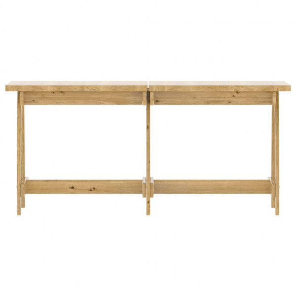 Juego de comedor de jardín 5 piezas madera de pino impregnada M 5