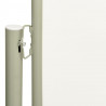 Toldo lateral retráctil para patio crema 117x600 cm 3