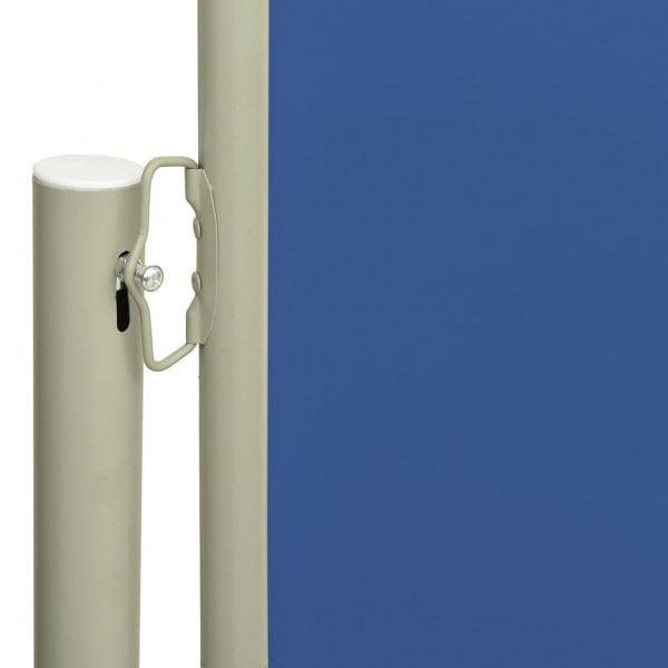 Toldo lateral retrátil para pátio 117x600 cm azul M 3