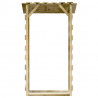 Pérgola con techo madera de pino impregnada 100x90x200 cm 3