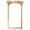 Pérgola con techo madera de pino impregnada 100x90x200 cm 5