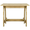 Mesa de jardín de madera de pino impregnada 110x74x75 cm 2