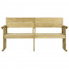 Banco de jardim 172 cm pinho impregnado 2