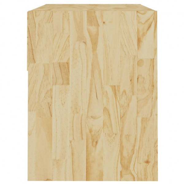 Mesita de noche madera maciza de mango 40x31x40 cm M 5