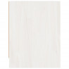 Mesita de noche madera maciza de mango blanco 40x30.5x40 cm 5