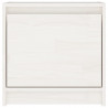 Mesas de cabeceira 2 pcs 40x30.5x40 cm pinho maciço branco 5