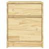 Mesita de noche madera maciza de pino 40x31x50 cm 4