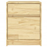 Mesitas de noche 2 uds madera maciza pino 40x31x50 cm 5