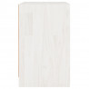 Mesita de noche madera maciza de pino blanca 40x31x50 cm 5