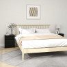 Mesitas de noche 2 uds madera maciza pino negro 40x31x50 cm 1