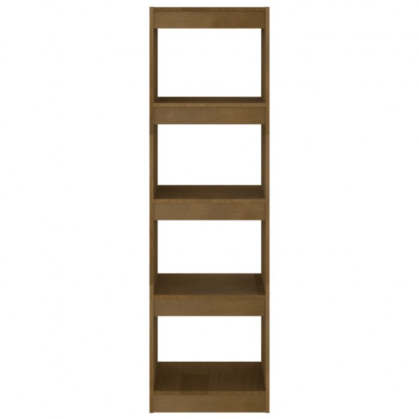 Estantería/divisor de espacios pino macizo miel 40x30x135.5cm M 5