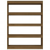 Estante/divisória 100x30x135.5 cm pinho maciço castanho mel 5