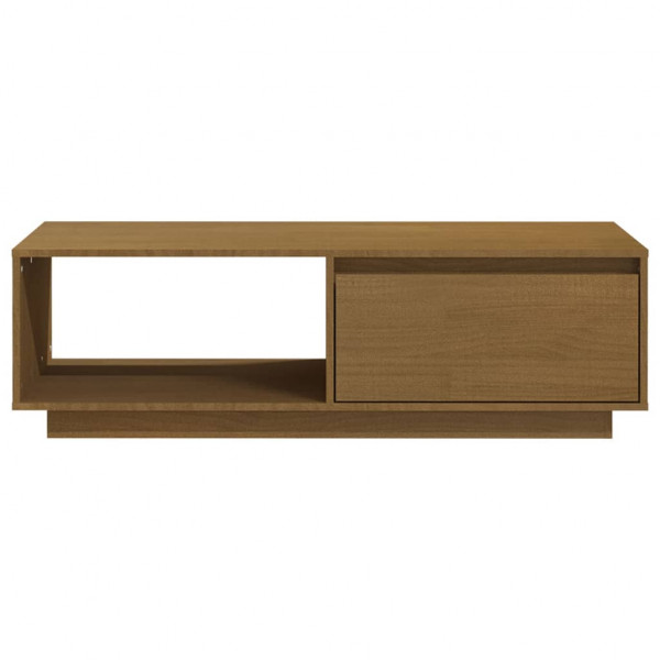 Mesa de centro 110x50x33.5 cm pinho maciço castanho mel M 5