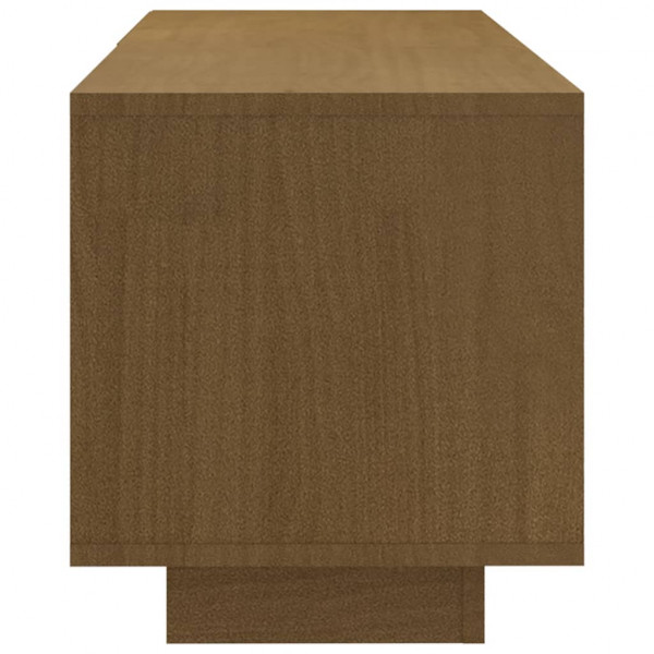Móvel de TV 110x30x33.5 cm pinho maciço castanho mel M 5