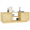 Mueble de TV madera maciza de pino 110x30x40 cm 4