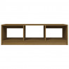 Mesa de centro 110x50x34 cm pinho maciço castanho mel 5