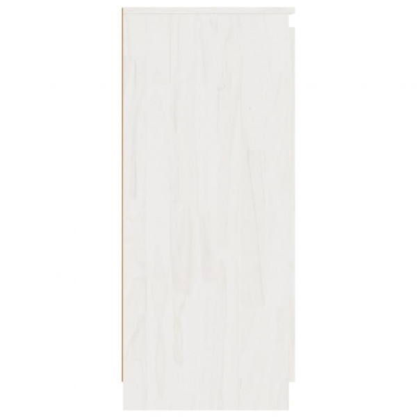 Armários de apoio 3 pcs pinho maciço branco M 5