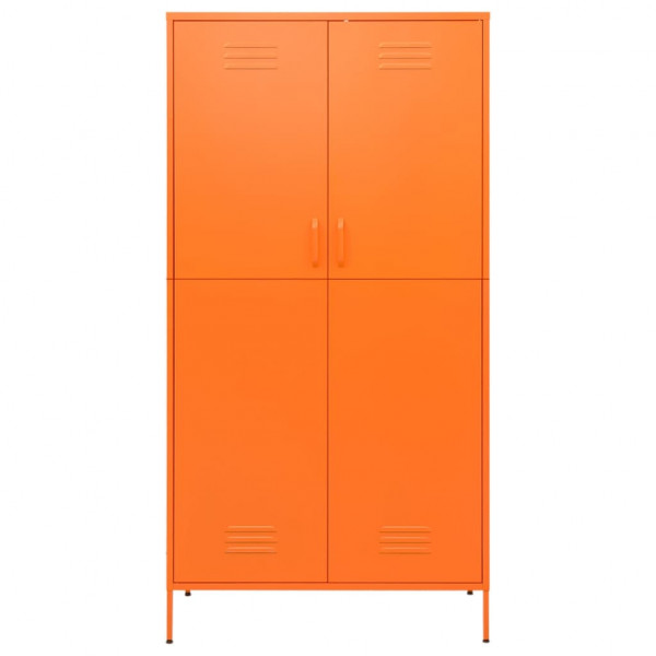 Roupeiro 90x50x180 cm aço laranja M 3