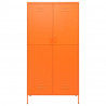 Roupeiro 90x50x180 cm aço laranja 3