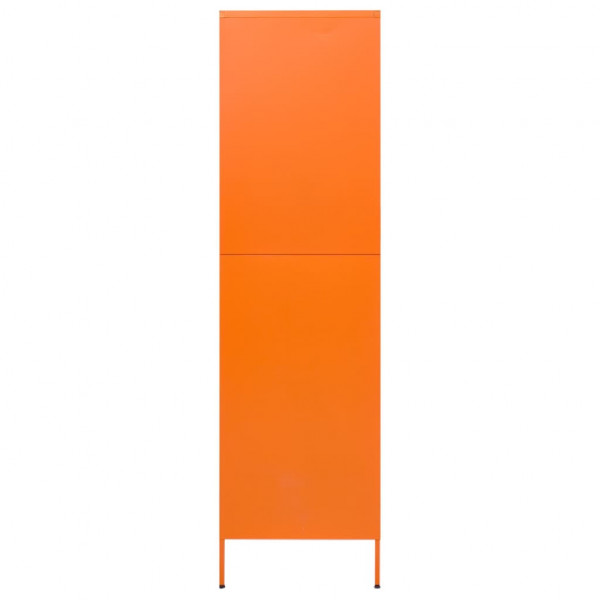 Roupeiro 90x50x180 cm aço laranja M 4