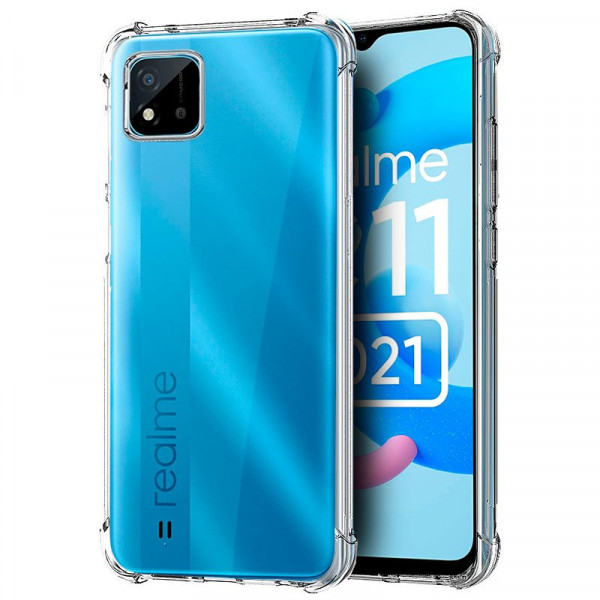 Carcasa COOL para Realme C11 2021 Antishock Transparente D